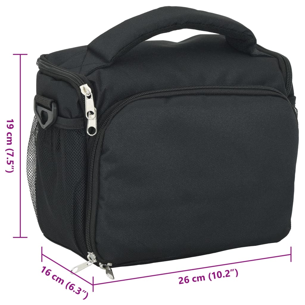 Sac Pour Appareil Photo Et Housse Imperméable Noir Tissu Oxford