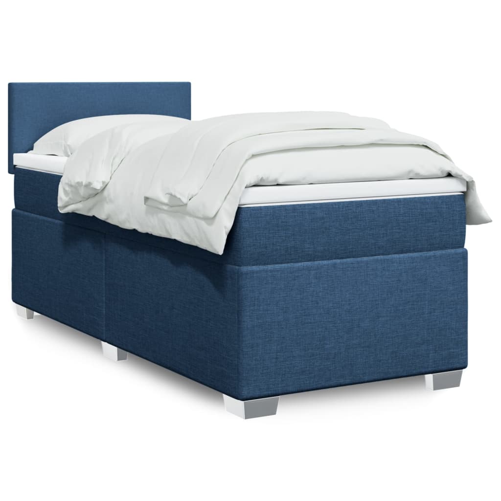 Lit Boxspring Avec Matelas Tissu