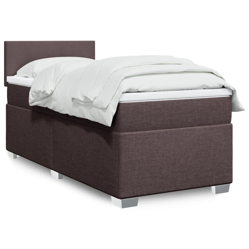 Lit Boxspring Avec Matelas Tissu