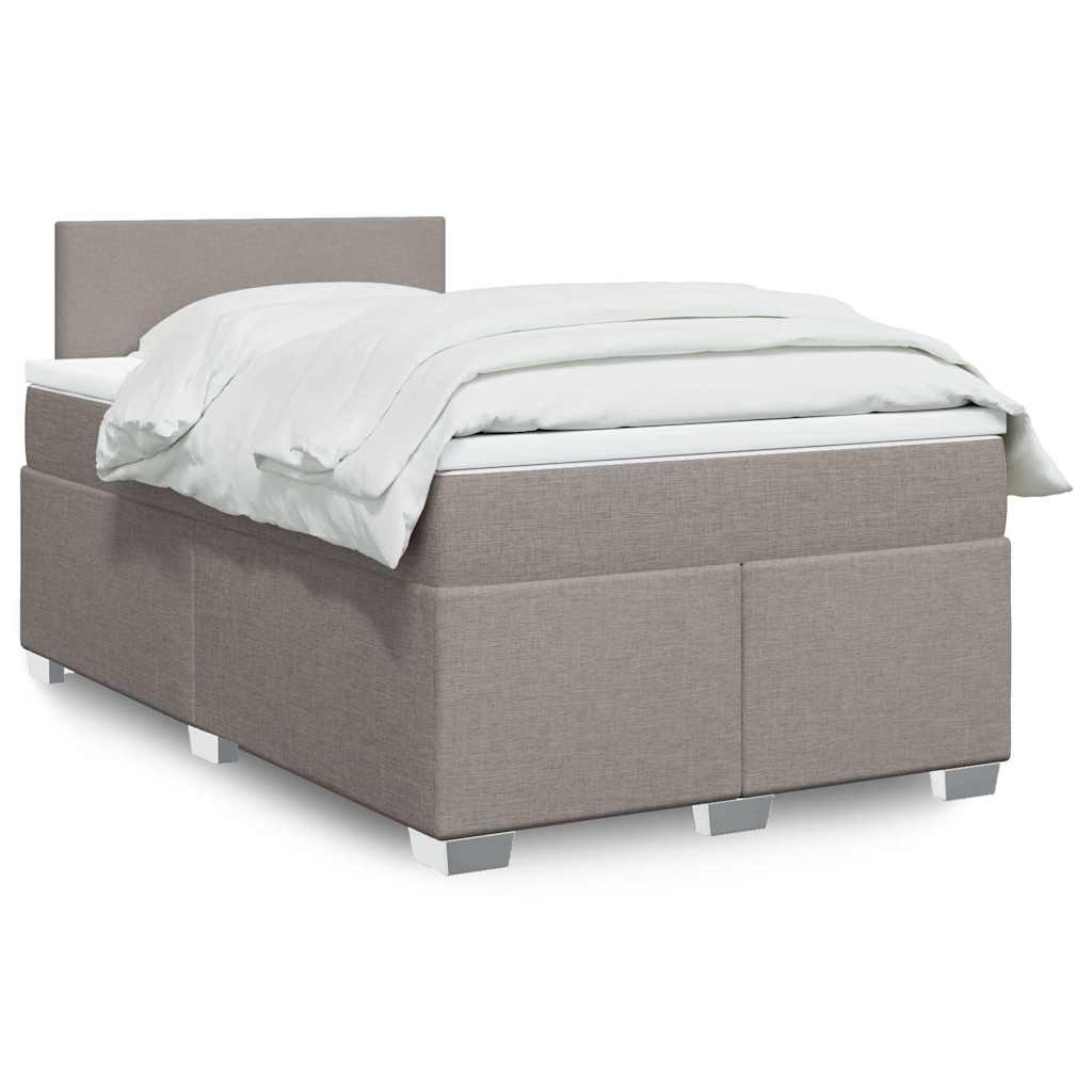 Lit Boxspring Avec Matelas Tissu