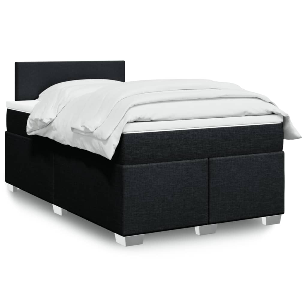 Sommier À Lattes De Lit Avec Matelas Tissu