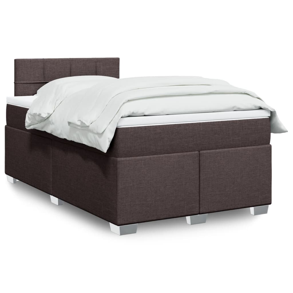 Lit Boxspring Avec Matelas Tissu