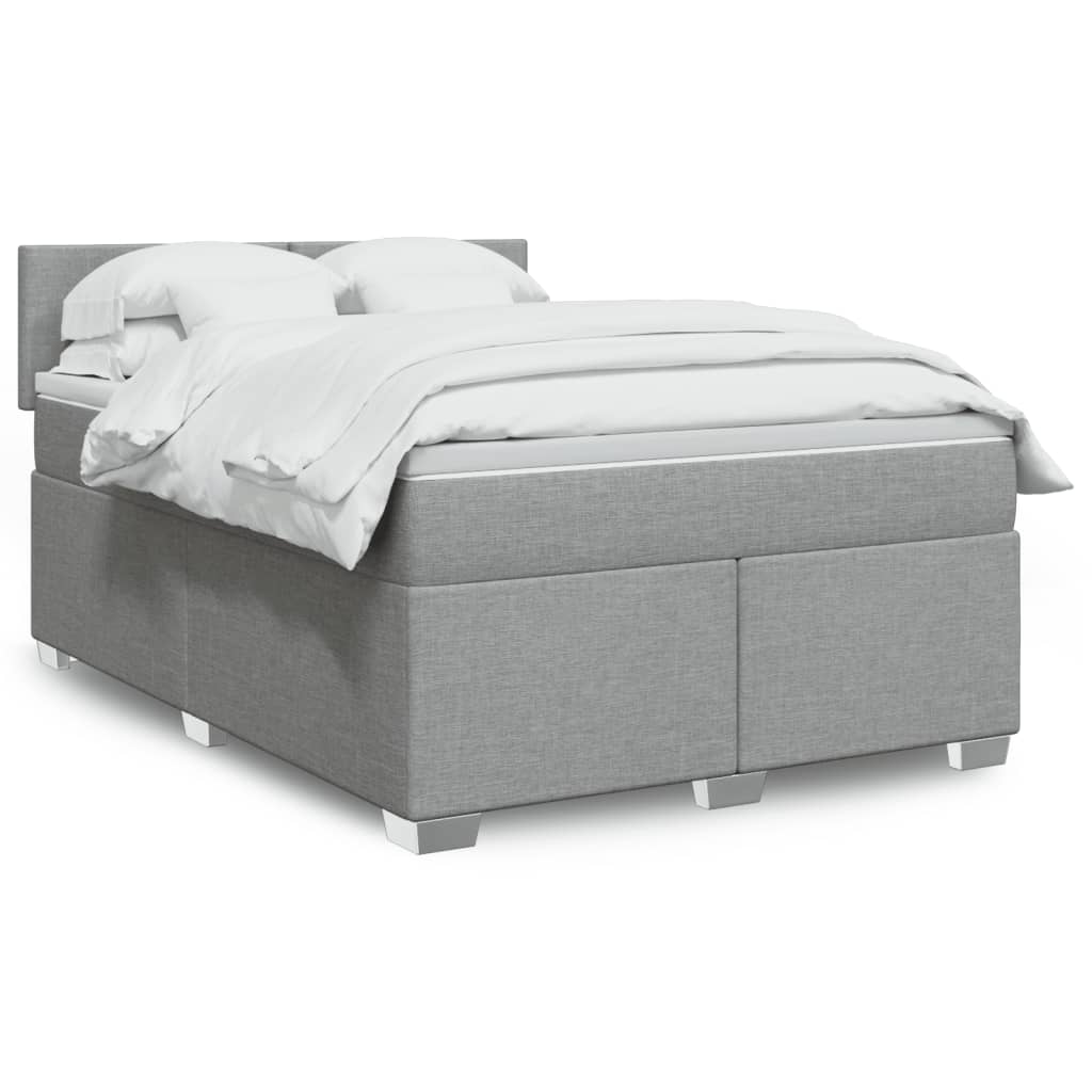 Sommier À Lattes De Lit Avec Matelas Tissu