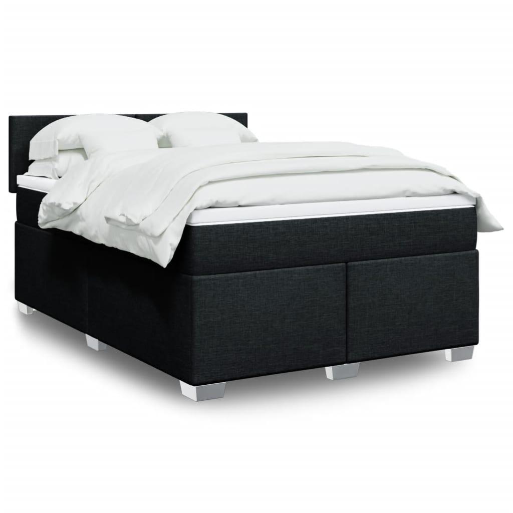 Sommier À Lattes De Lit Avec Matelas Tissu