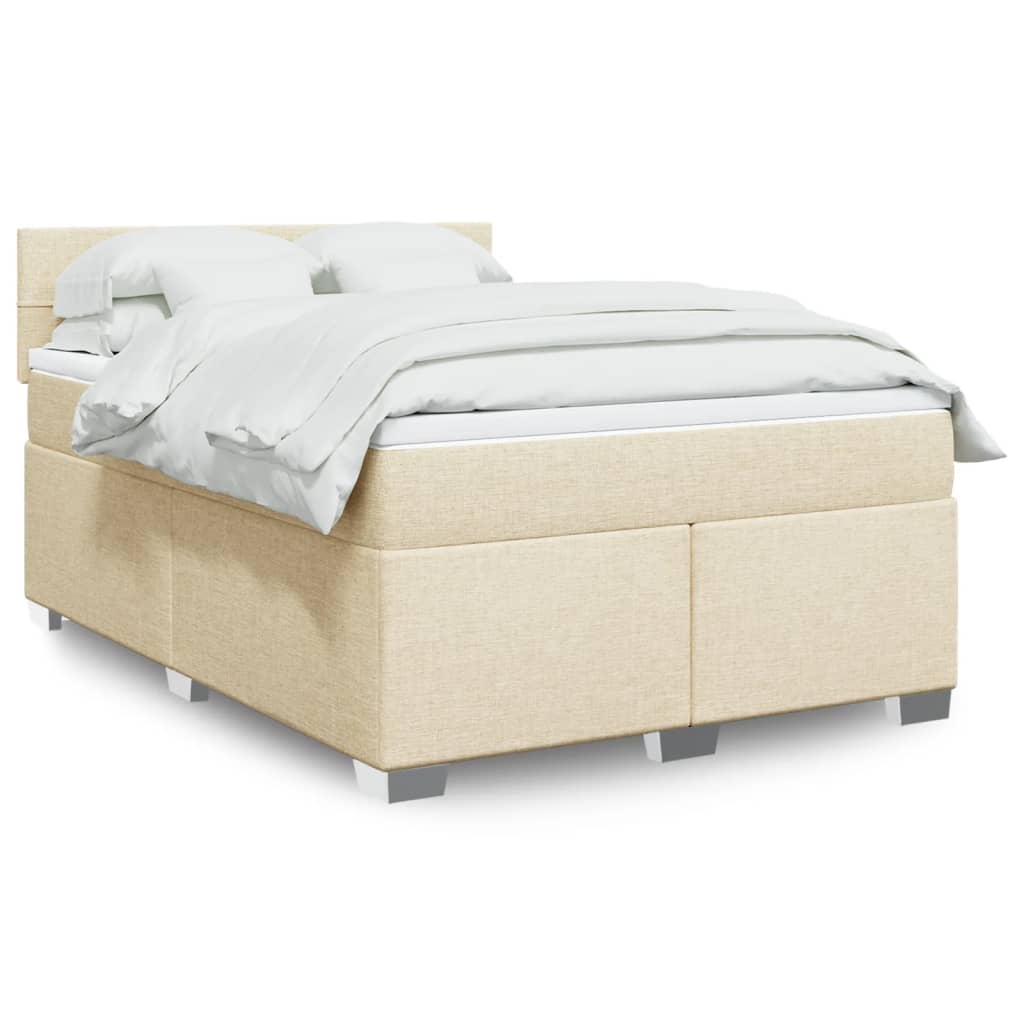 Sommier À Lattes De Lit Avec Matelas Tissu