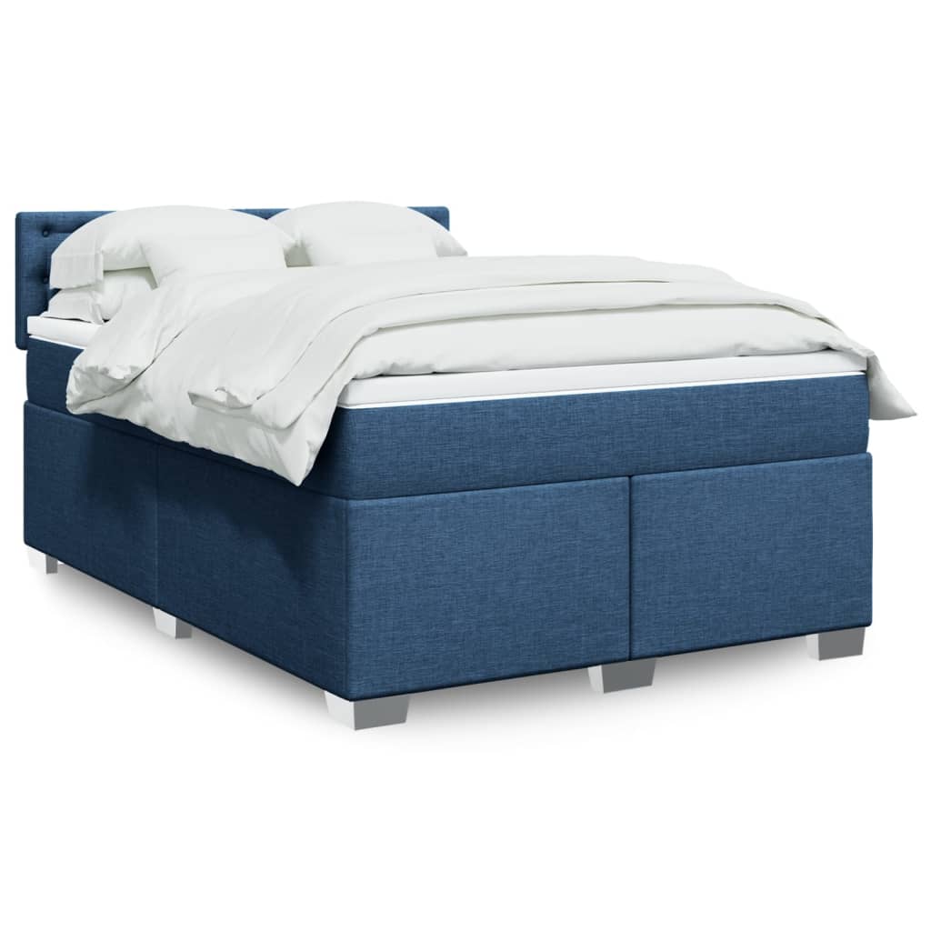 Sommier À Lattes De Lit Avec Matelas Tissu