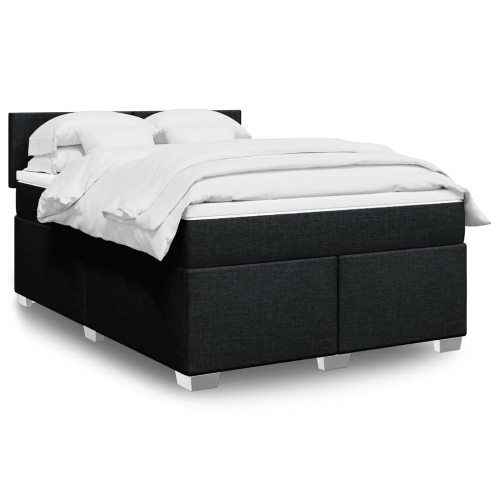 Sommier À Lattes De Lit Avec Matelas Tissu