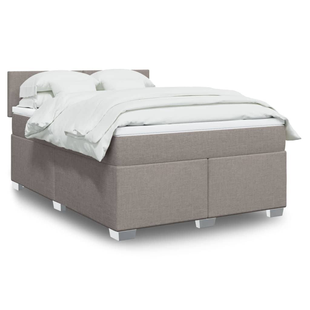 Sommier À Lattes De Lit Avec Matelas Tissu