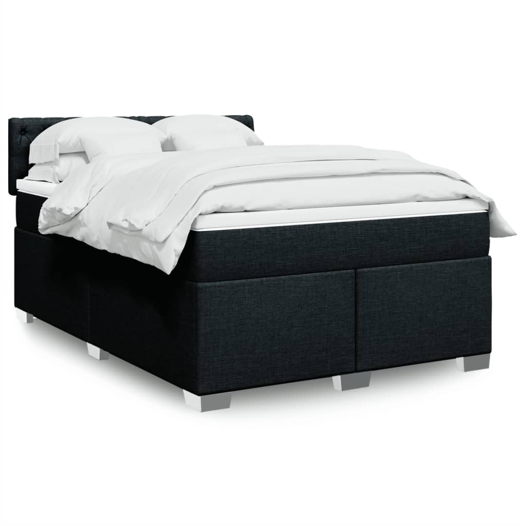 Sommier À Lattes De Lit Avec Matelas Tissu