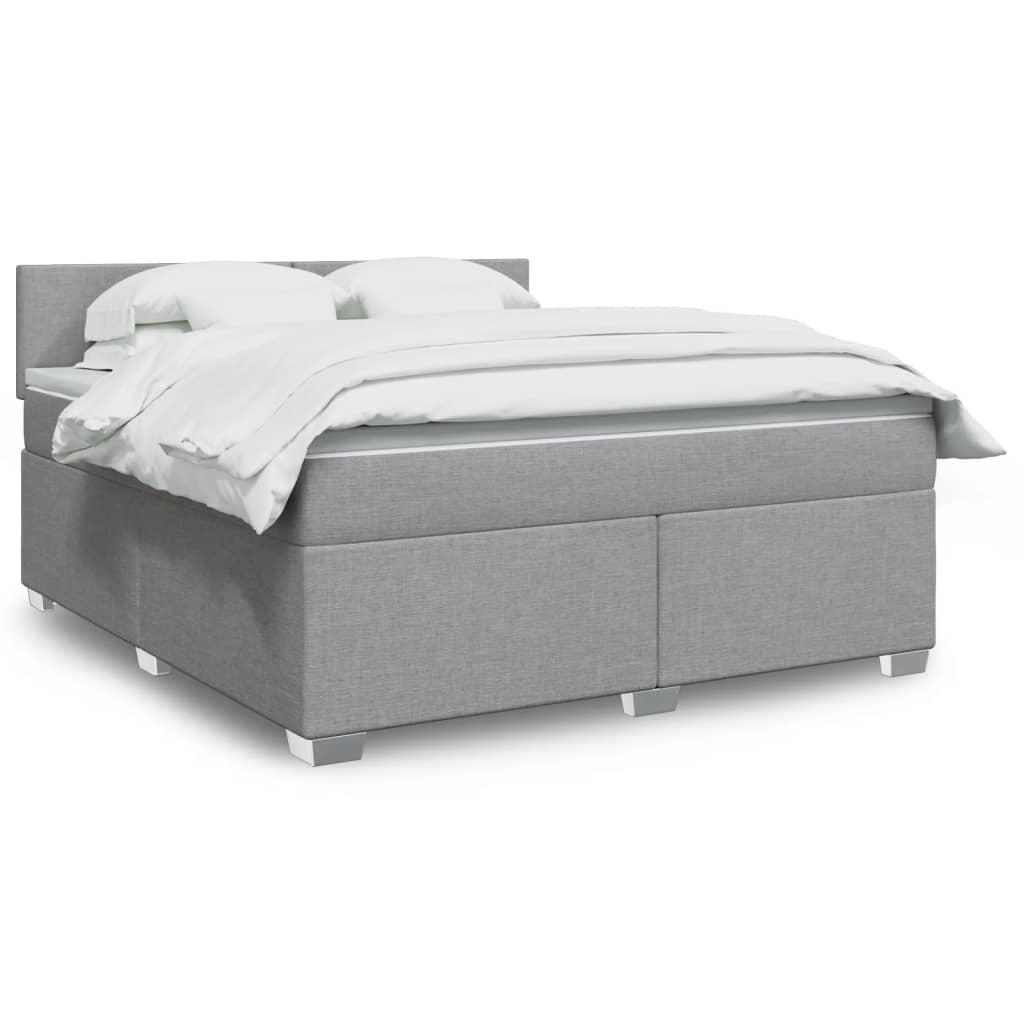 Sommier À Lattes De Lit Avec Matelas Tissu