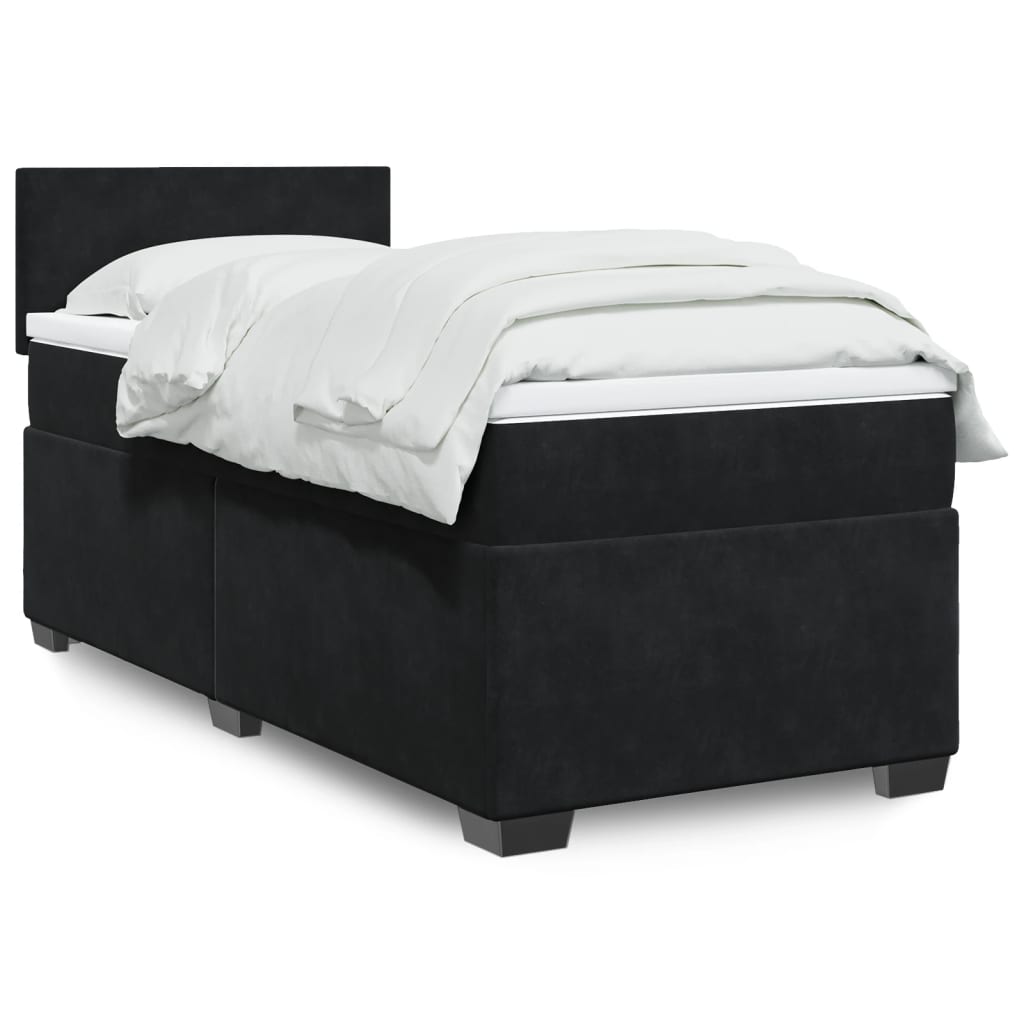 Lit Boxspring Avec Matelas Velours