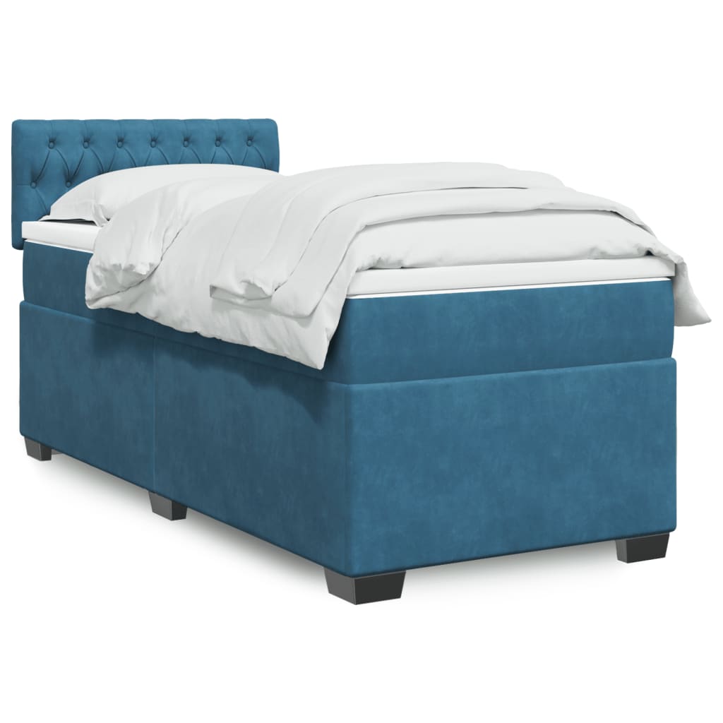 Lit Boxspring Avec Matelas Velours