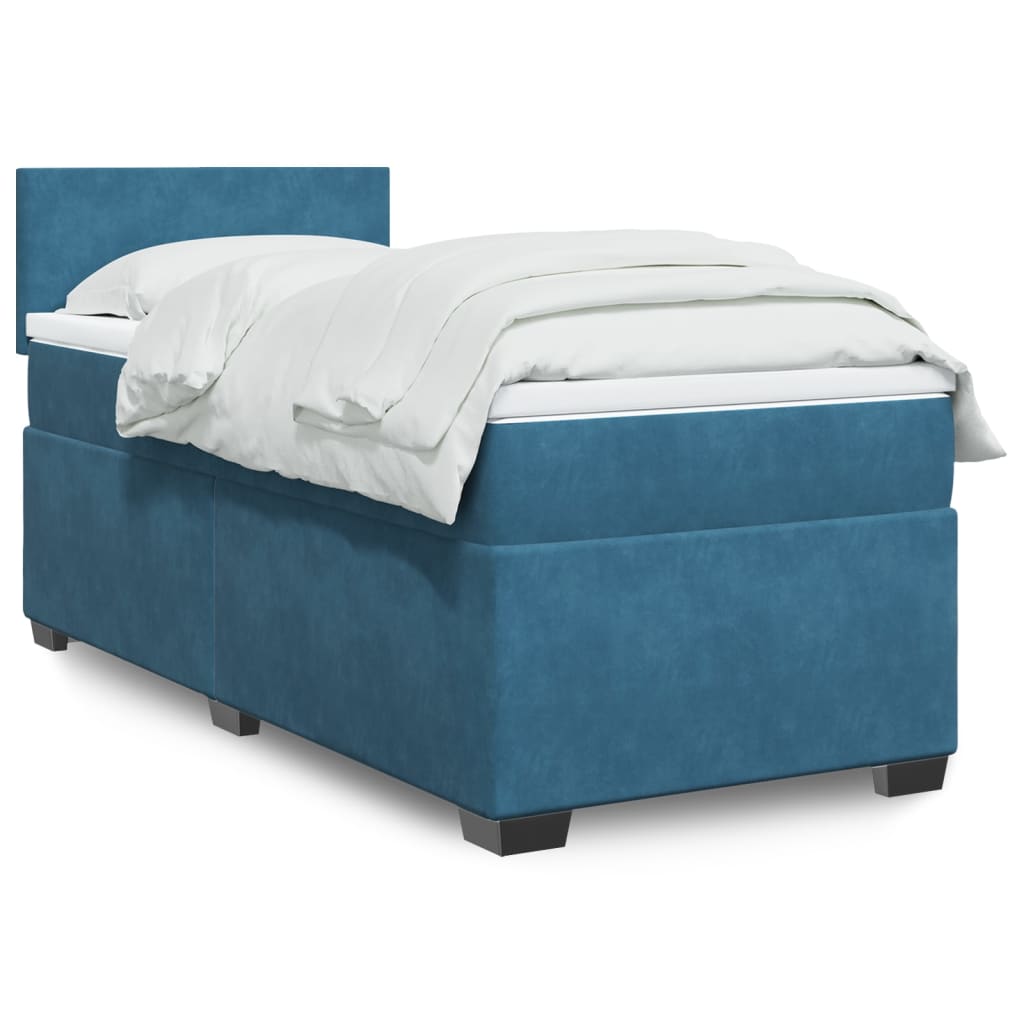 Lit Boxspring Avec Matelas Velours
