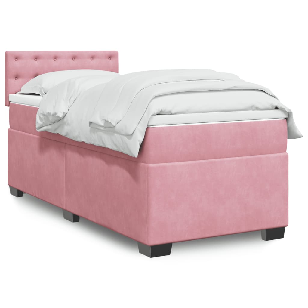 Lit Boxspring Avec Matelas Velours
