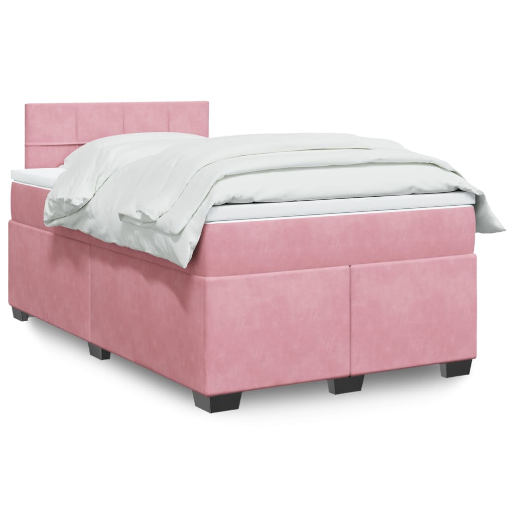 Lit Boxspring Avec Matelas Velours