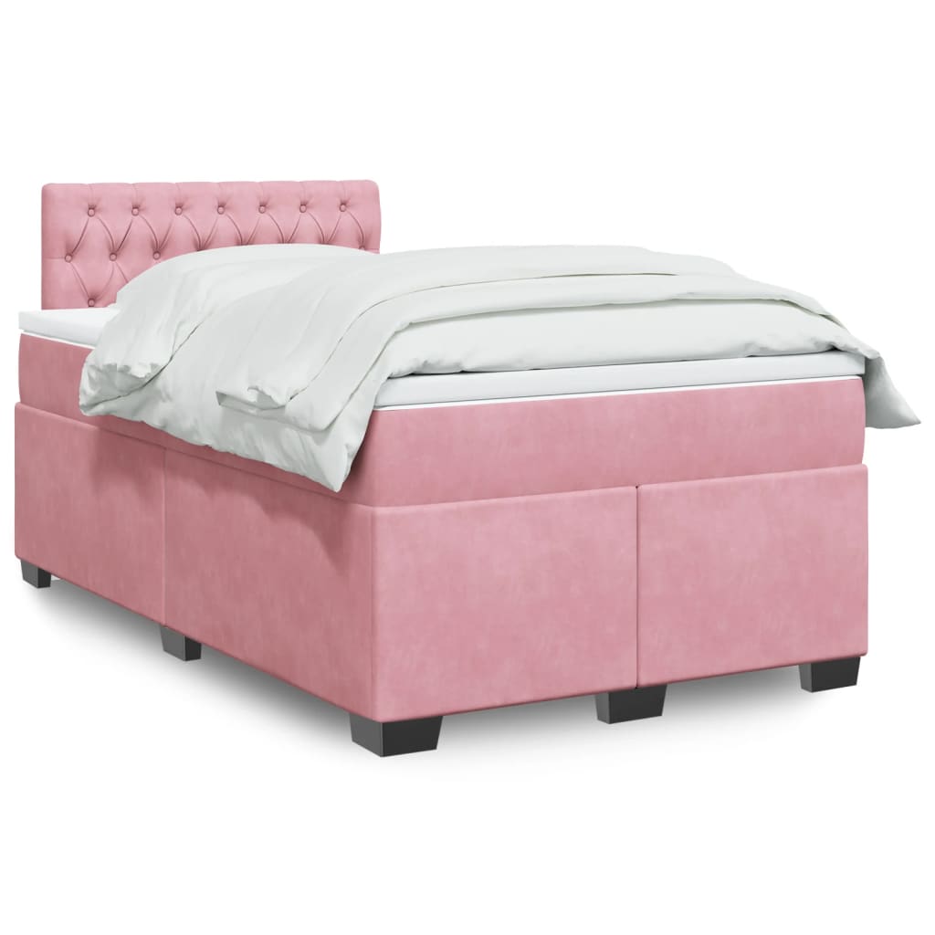 Lit Boxspring Avec Matelas Velours