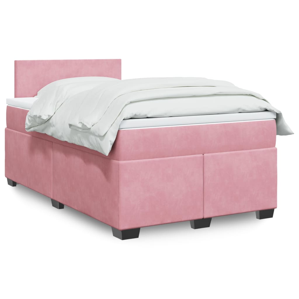 Lit Boxspring Avec Matelas Velours