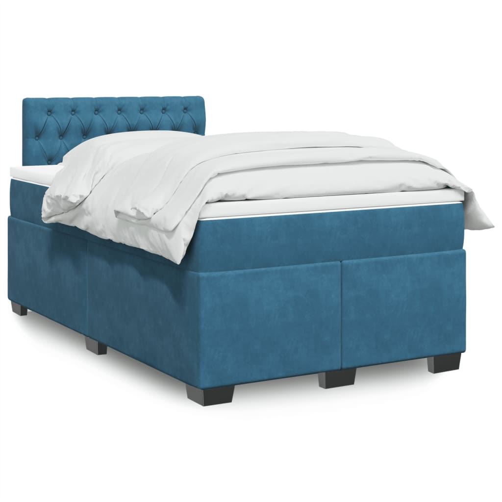 Lit Boxspring Avec Matelas Velours