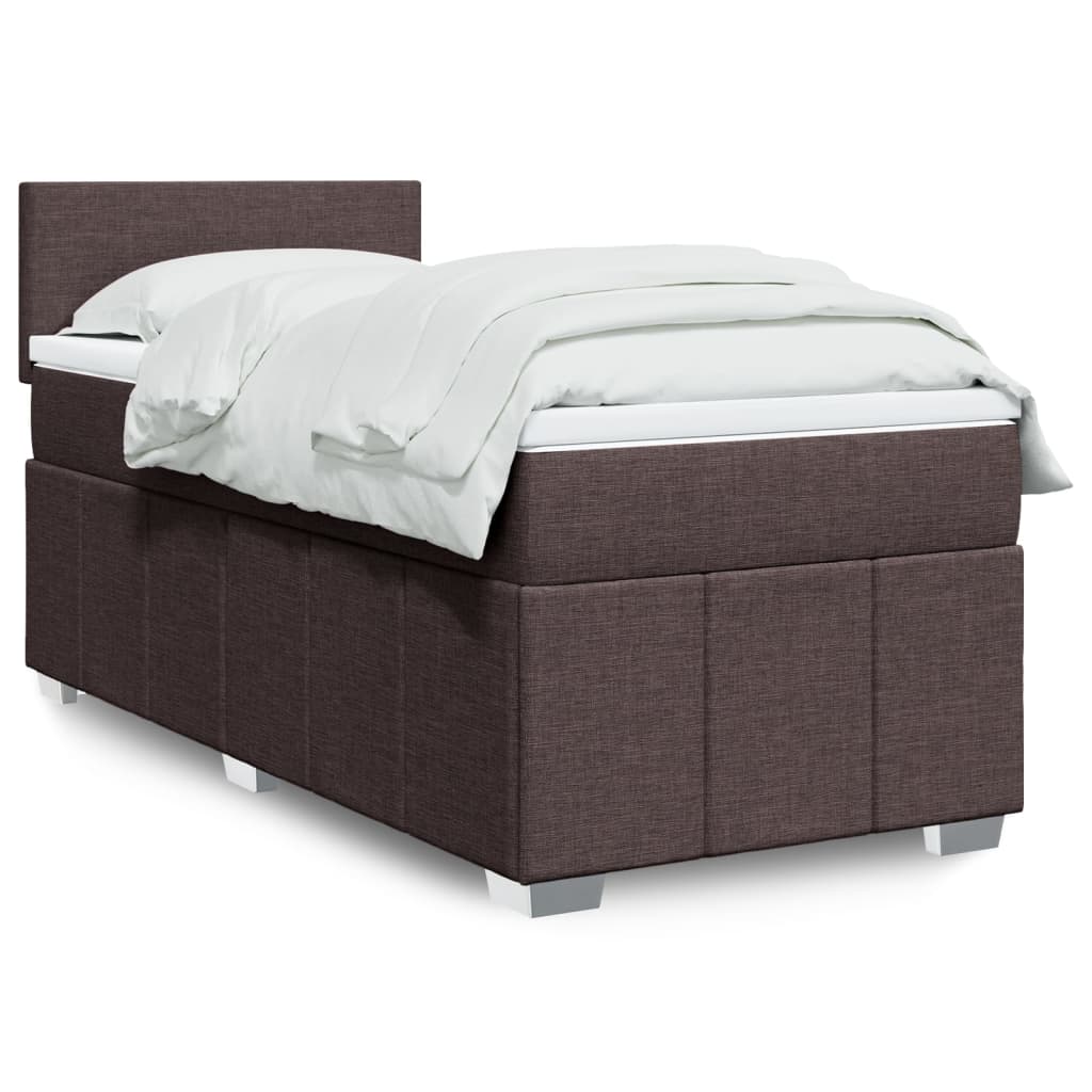 Sommier À Lattes De Lit Avec Matelas 120X200Cm Tissu