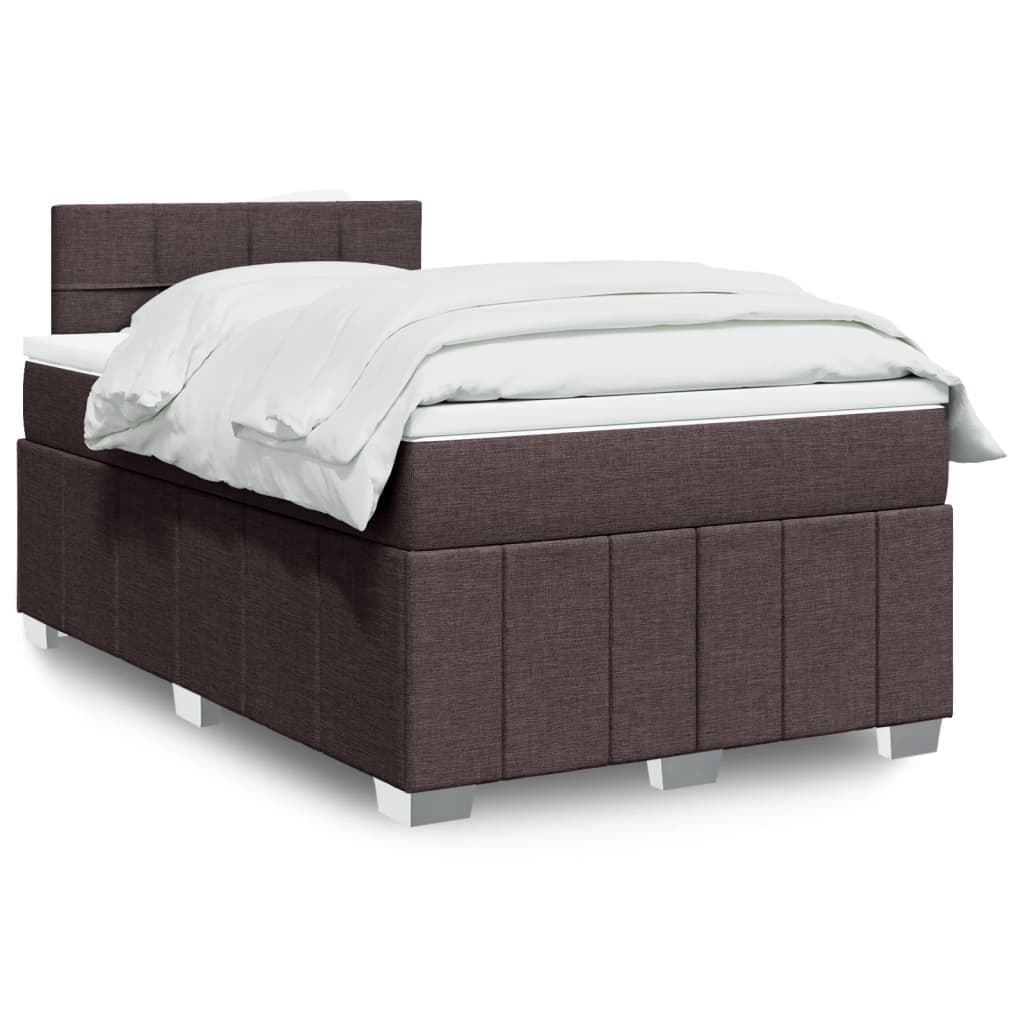 Sommier À Lattes De Lit Avec Matelas 120X200Cm Tissu
