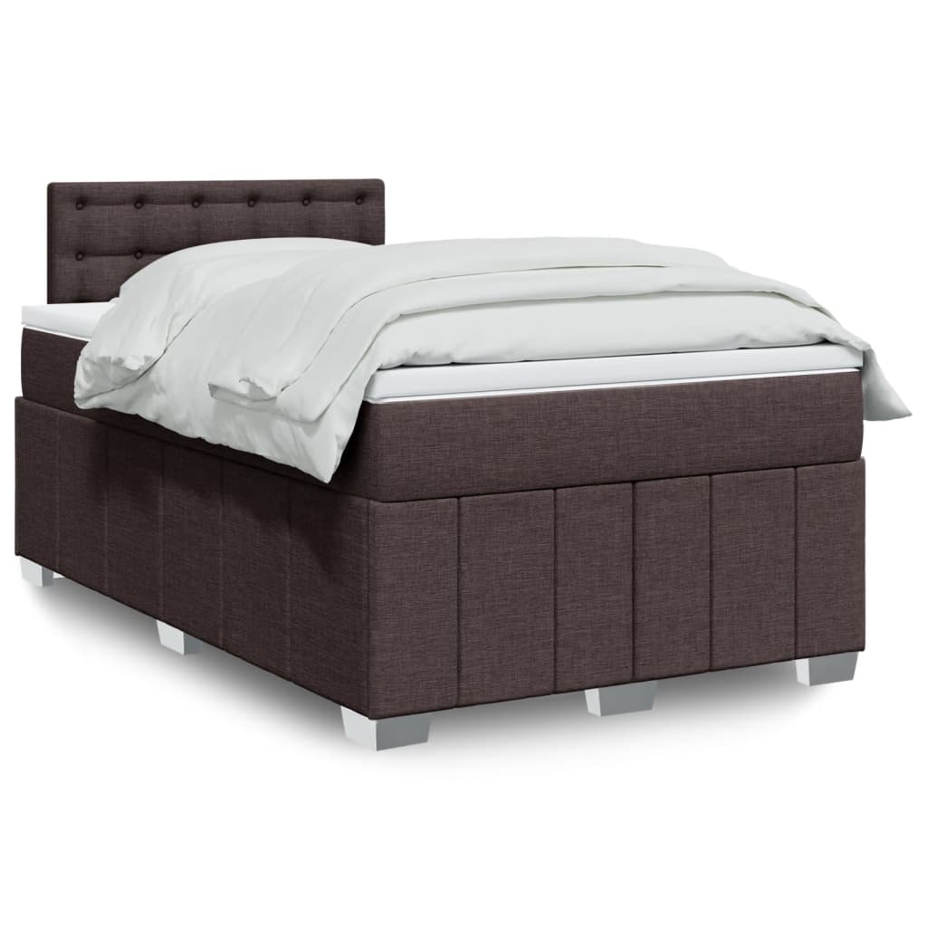 Sommier À Lattes De Lit Avec Matelas 120X200Cm Tissu