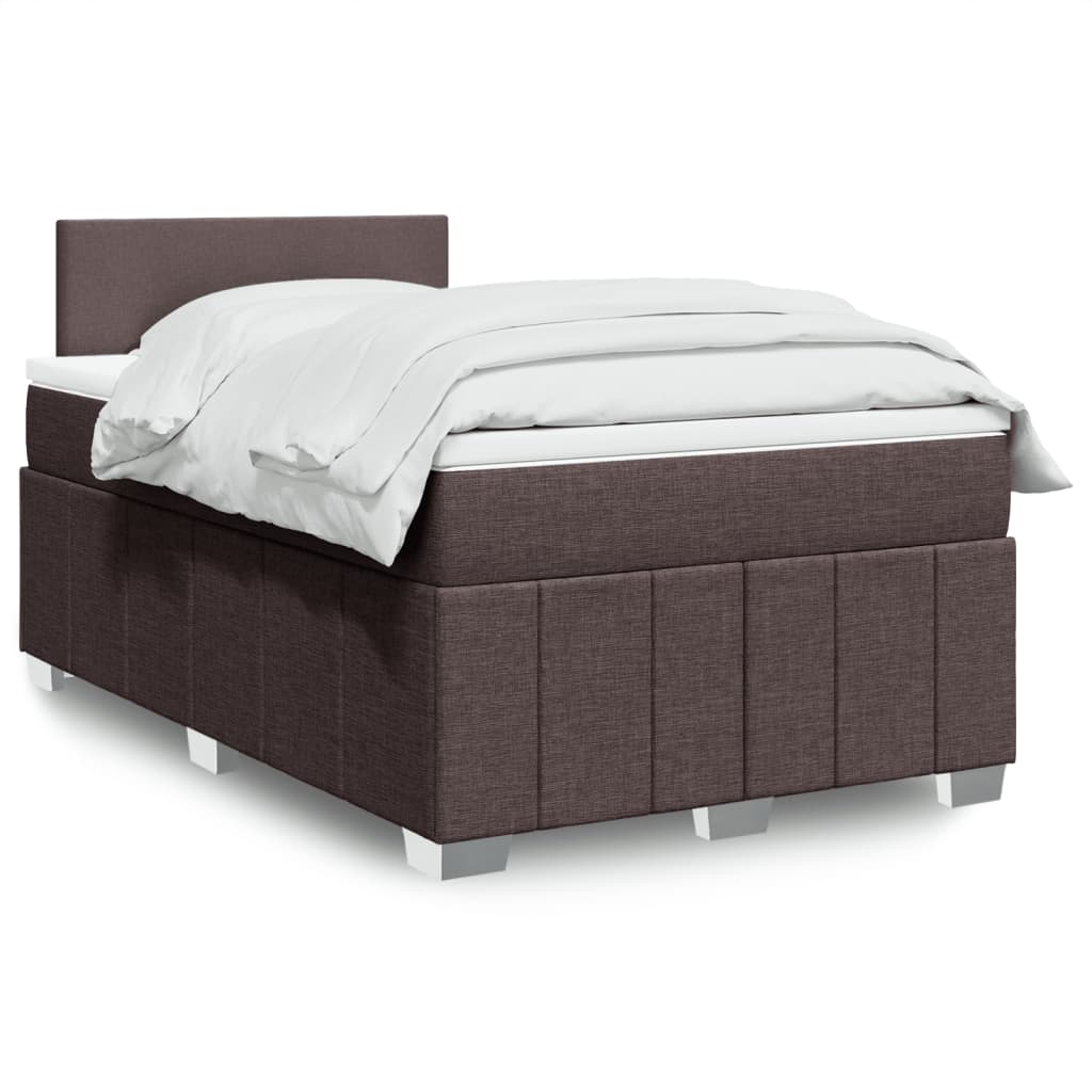 Sommier À Lattes De Lit Avec Matelas 120X200Cm Tissu