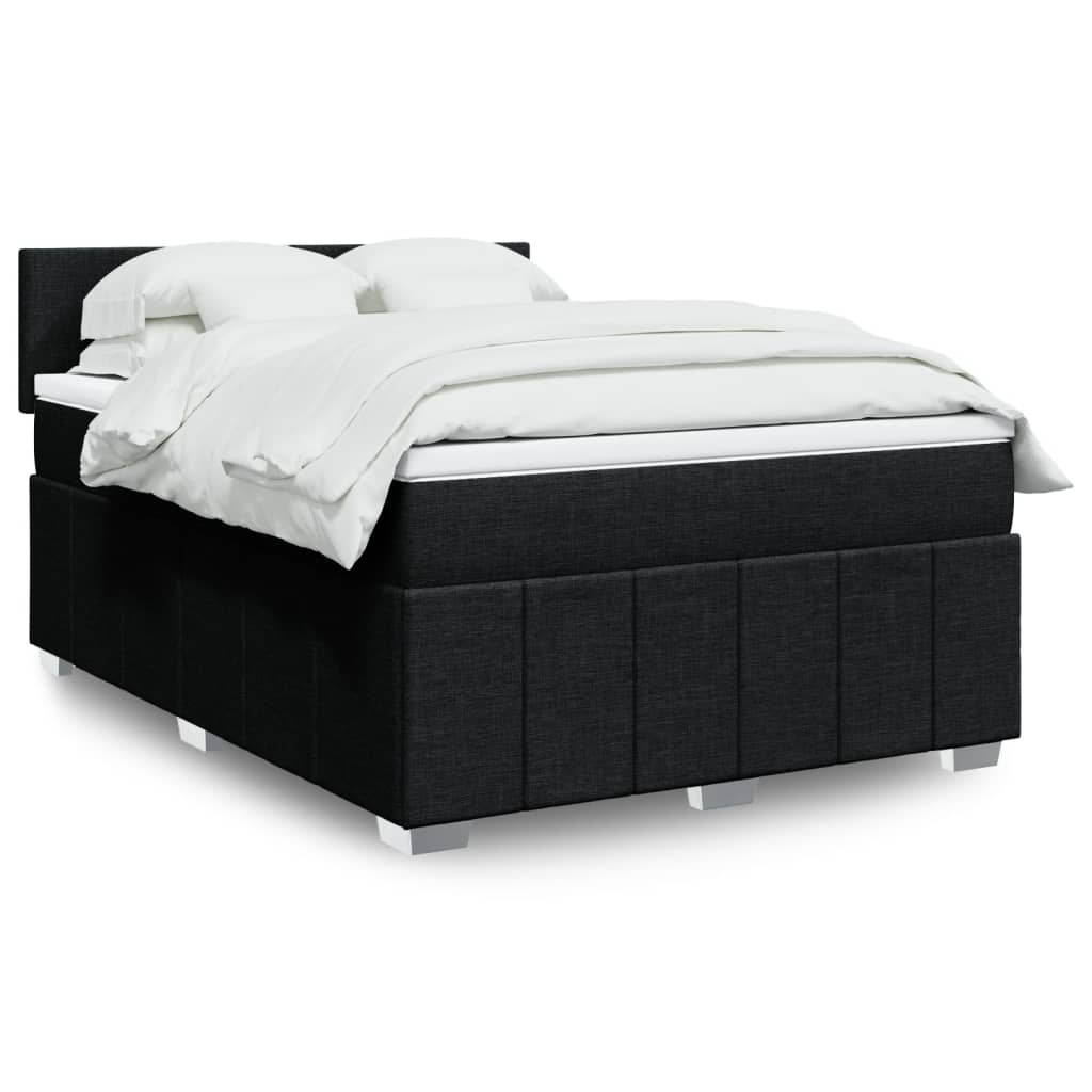 Sommier À Lattes De Lit Avec Matelas 120X200Cm Tissu