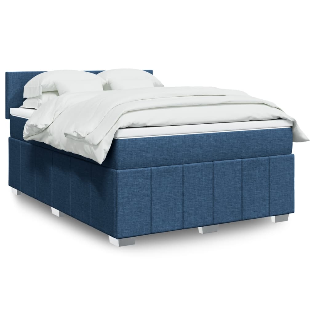 Sommier À Lattes De Lit Avec Matelas 120X200Cm Tissu