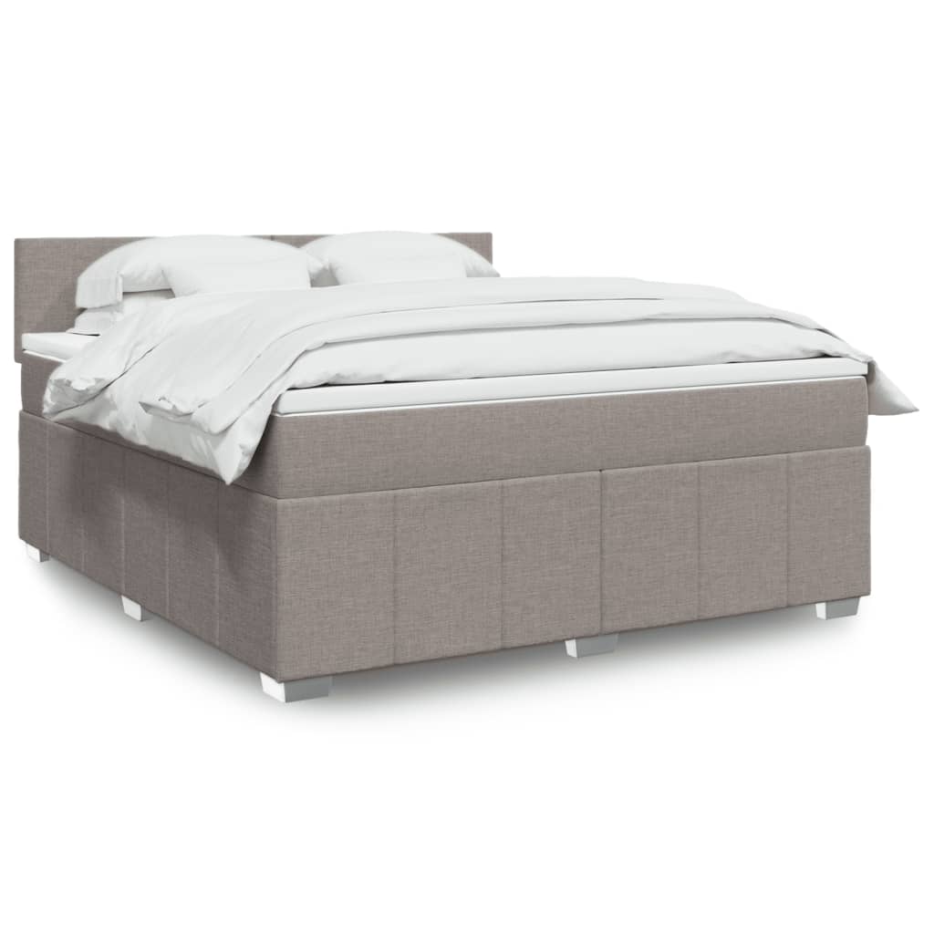 Sommier À Lattes De Lit Avec Matelas 120X200Cm Tissu