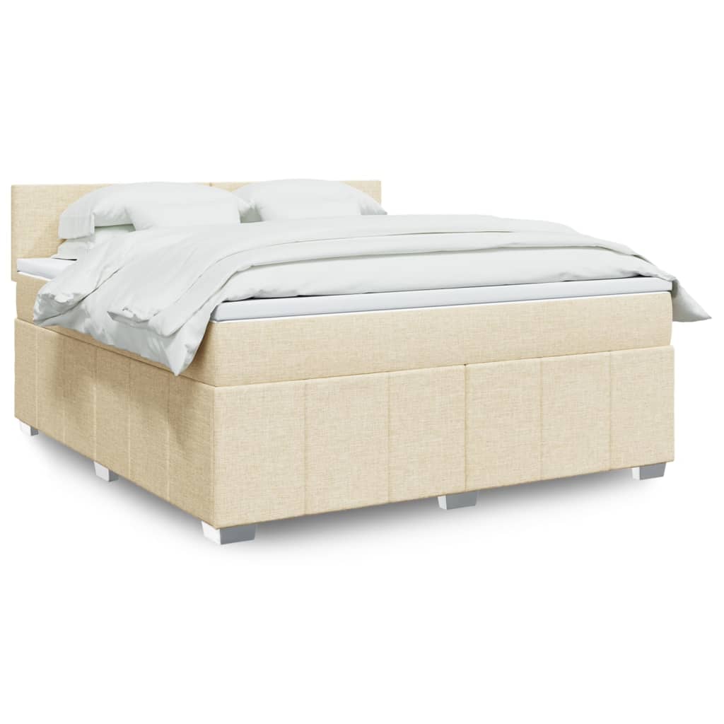 Sommier À Lattes De Lit Avec Matelas 120X200Cm Tissu