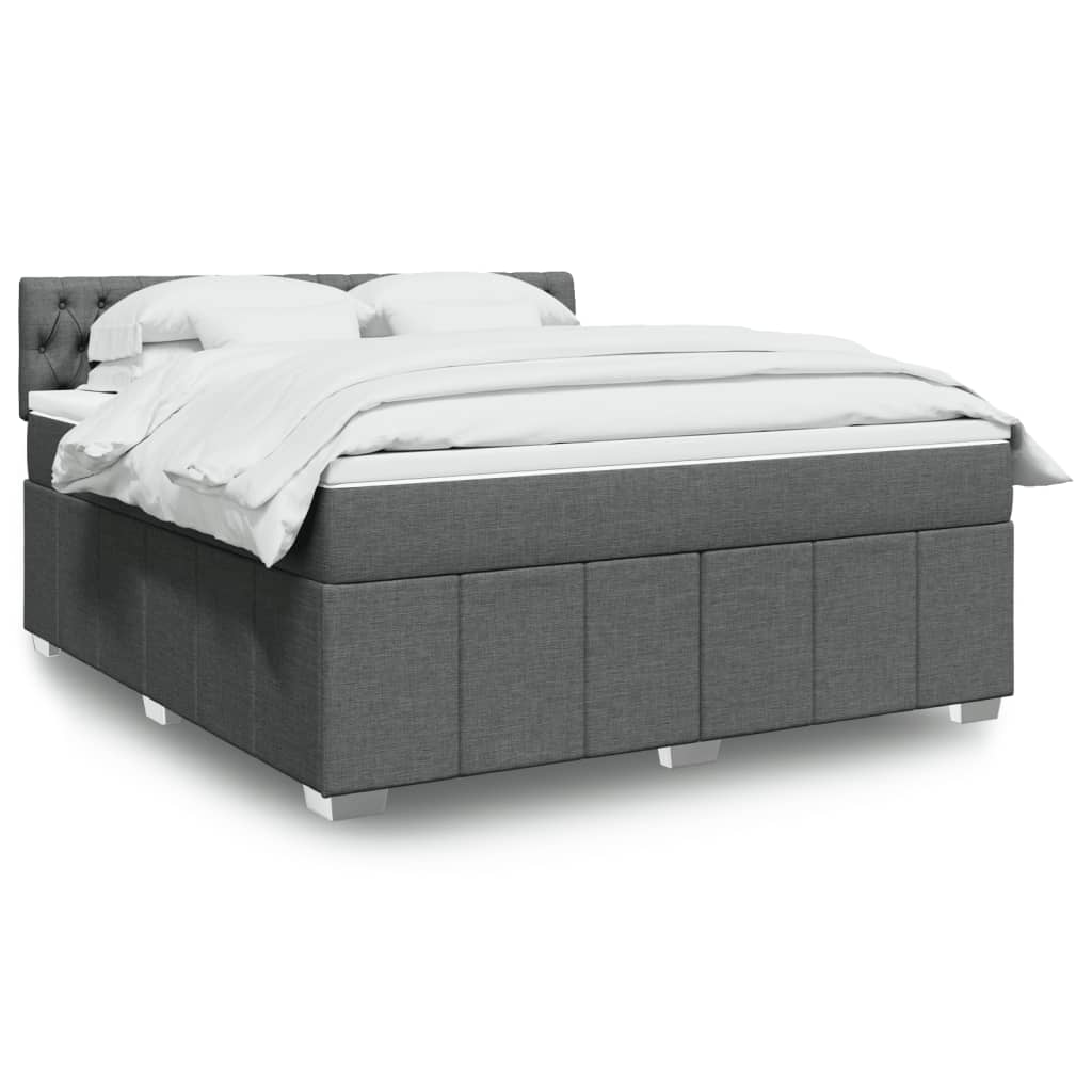 Sommier À Lattes De Lit Avec Matelas 120X200Cm Tissu