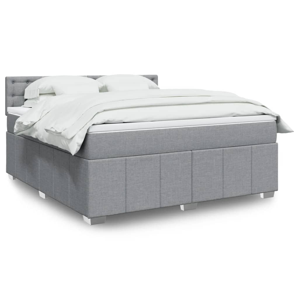 Sommier À Lattes De Lit Avec Matelas 120X200Cm Tissu