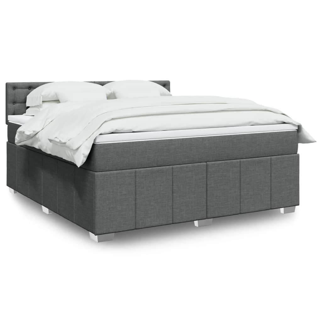 Sommier À Lattes De Lit Avec Matelas 120X200Cm Tissu