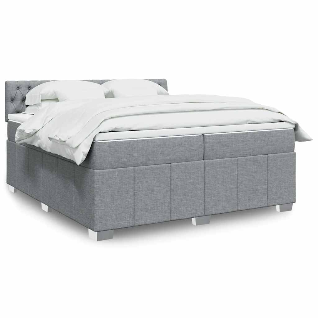 Sommier À Lattes De Lit Avec Matelas 120X200Cm Tissu