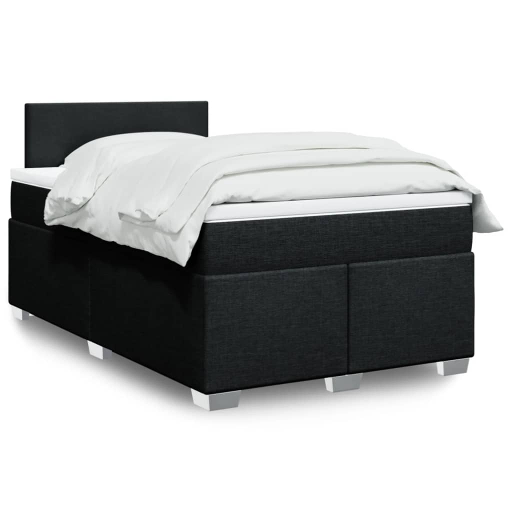 Sommier À Lattes De Lit Avec Matelas Tissu