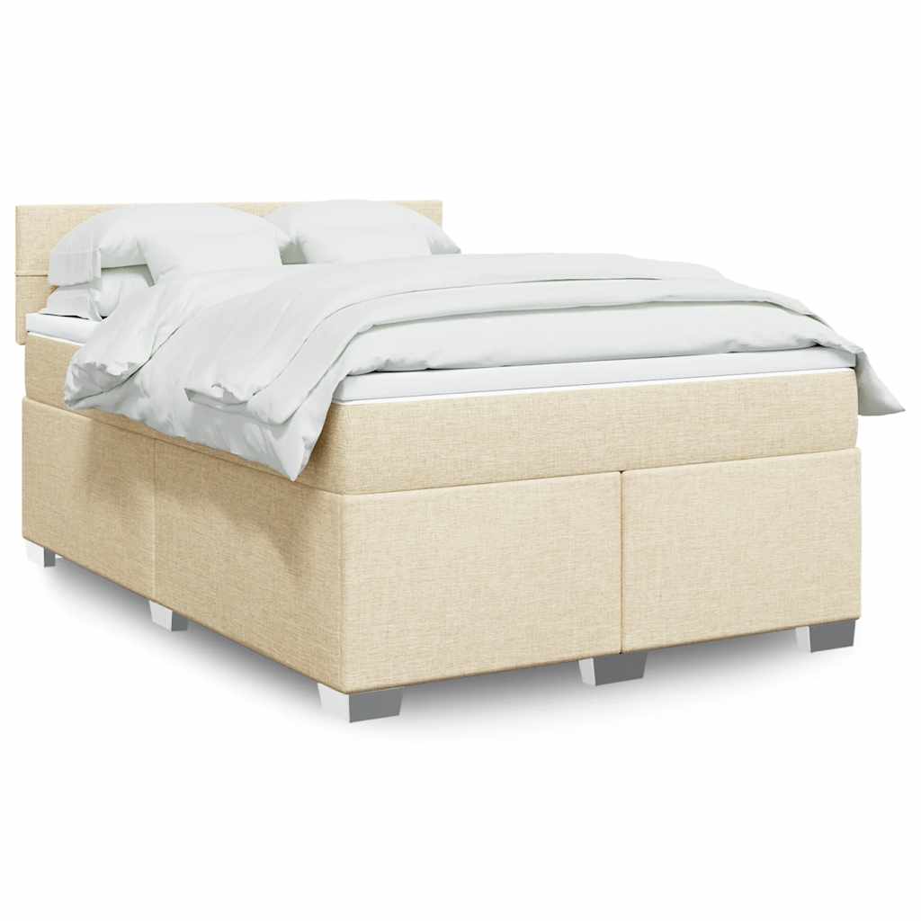 Sommier À Lattes De Lit Avec Matelas Tissu