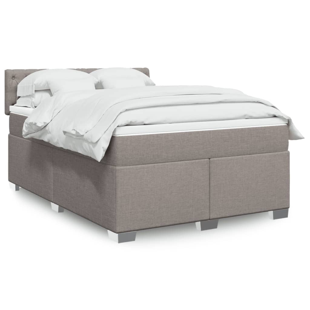 Sommier À Lattes De Lit Avec Matelas Tissu
