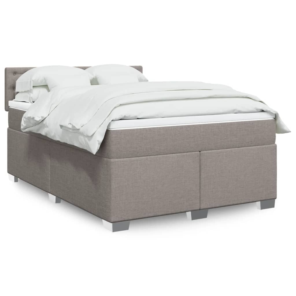Sommier À Lattes De Lit Avec Matelas Tissu