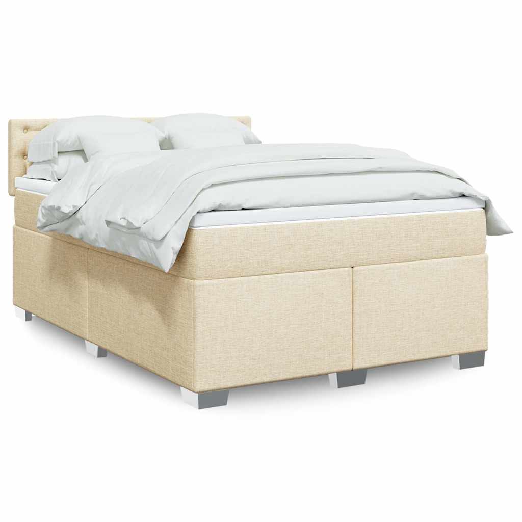 Sommier À Lattes De Lit Avec Matelas Tissu