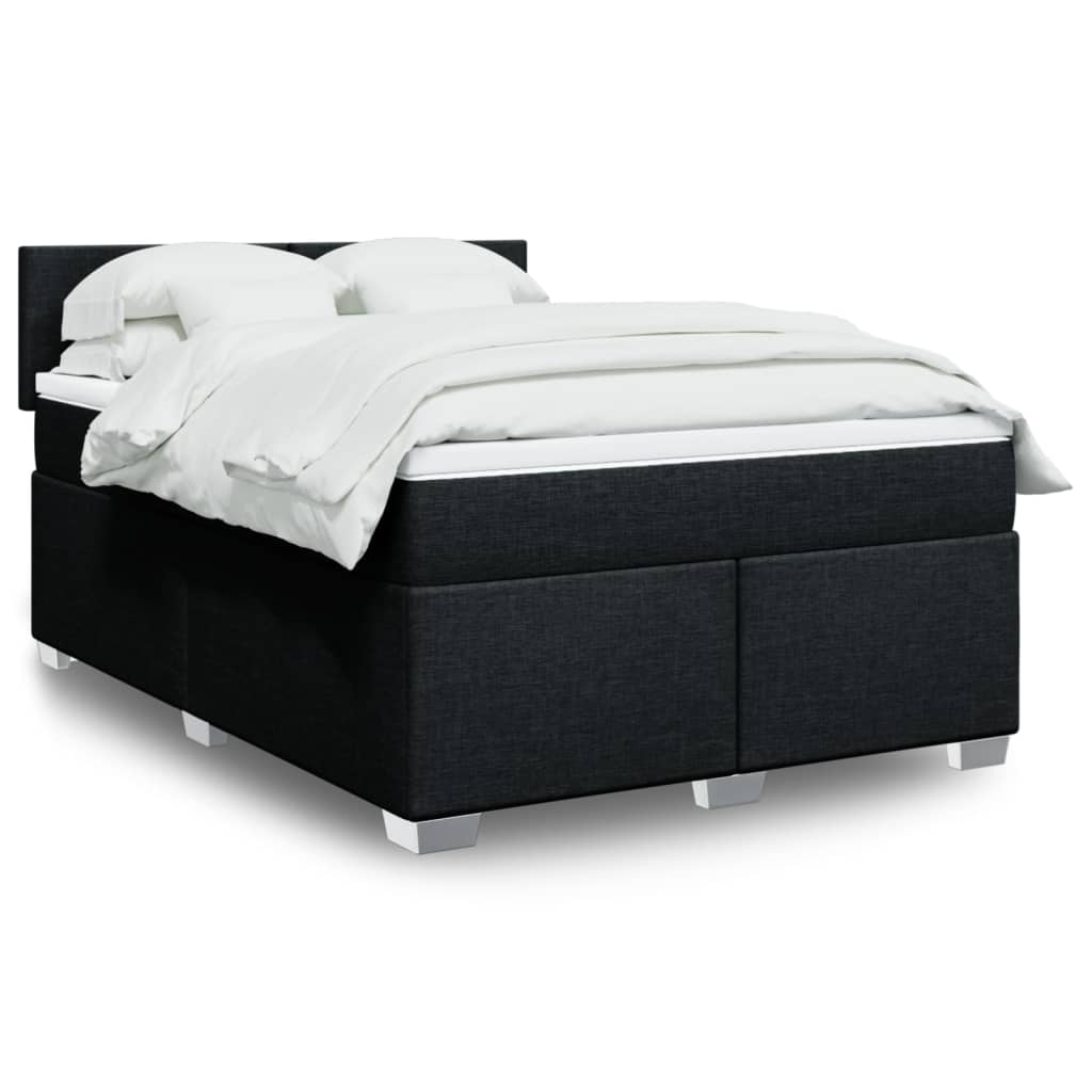 Sommier À Lattes De Lit Avec Matelas Tissu