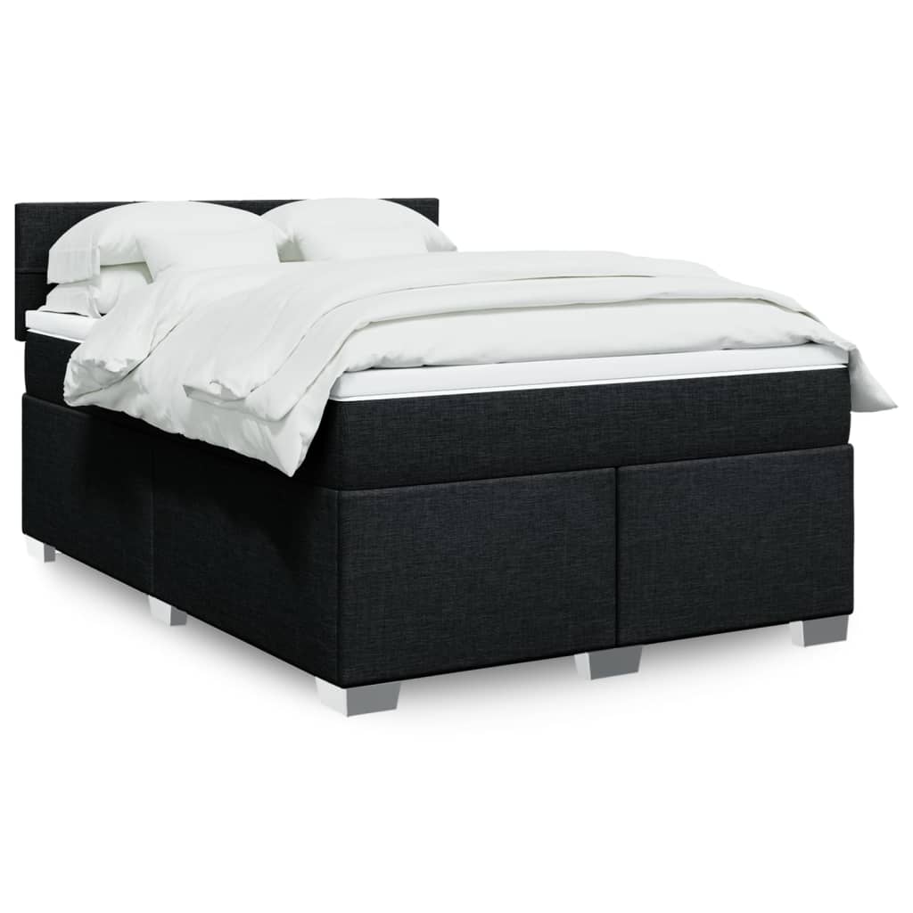 Sommier À Lattes De Lit Avec Matelas Tissu