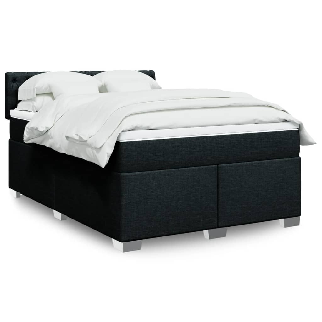 Sommier À Lattes De Lit Avec Matelas Tissu