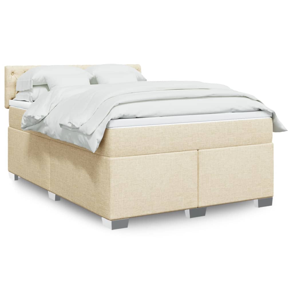 Sommier À Lattes De Lit Avec Matelas Tissu