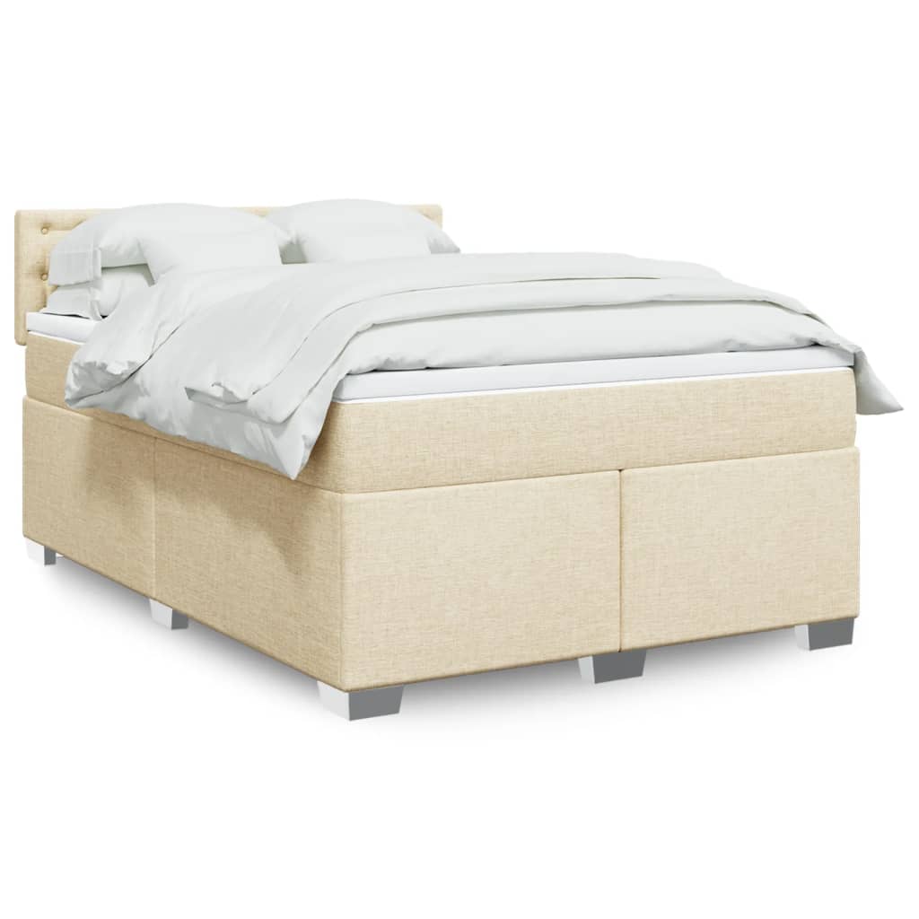 Sommier À Lattes De Lit Avec Matelas Tissu