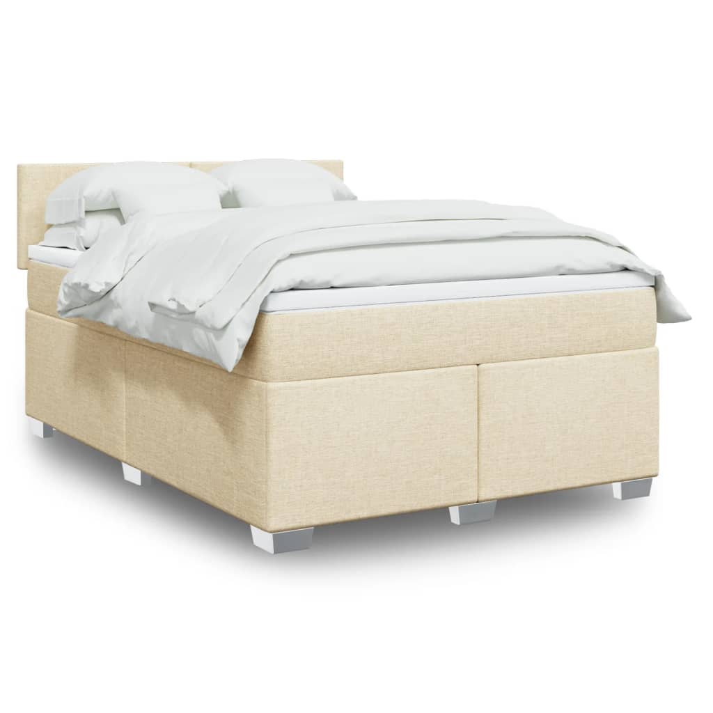 Sommier À Lattes De Lit Avec Matelas Tissu