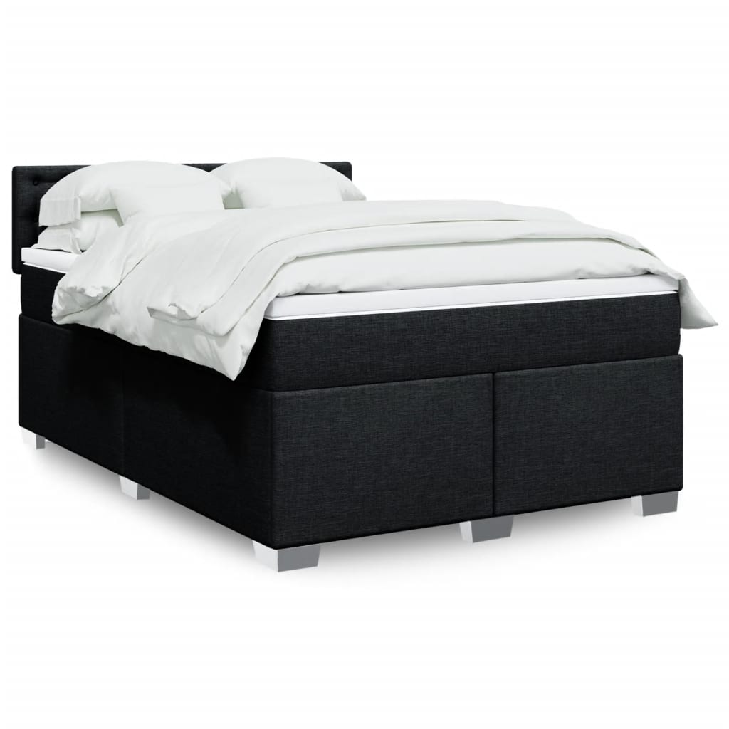 Sommier À Lattes De Lit Avec Matelas Tissu