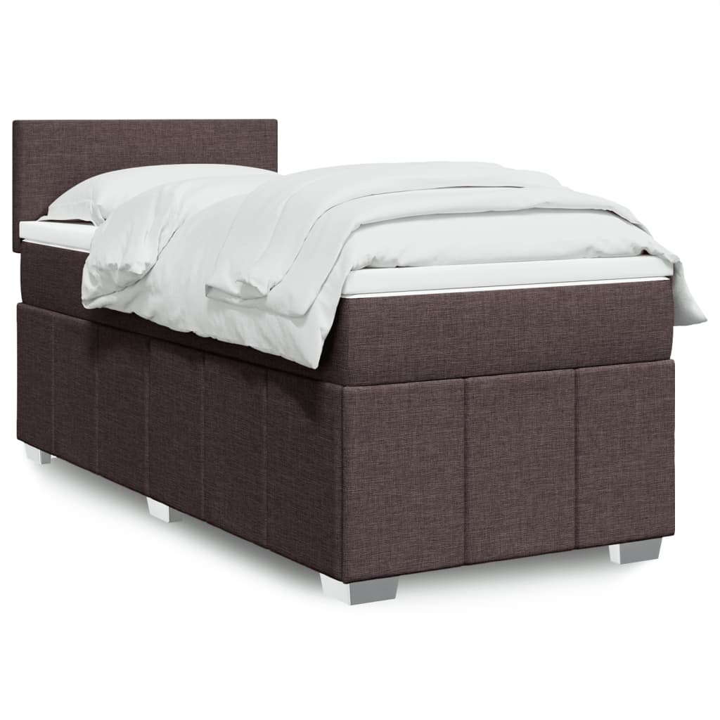 Lit Boxspring Avec Matelas Tissu