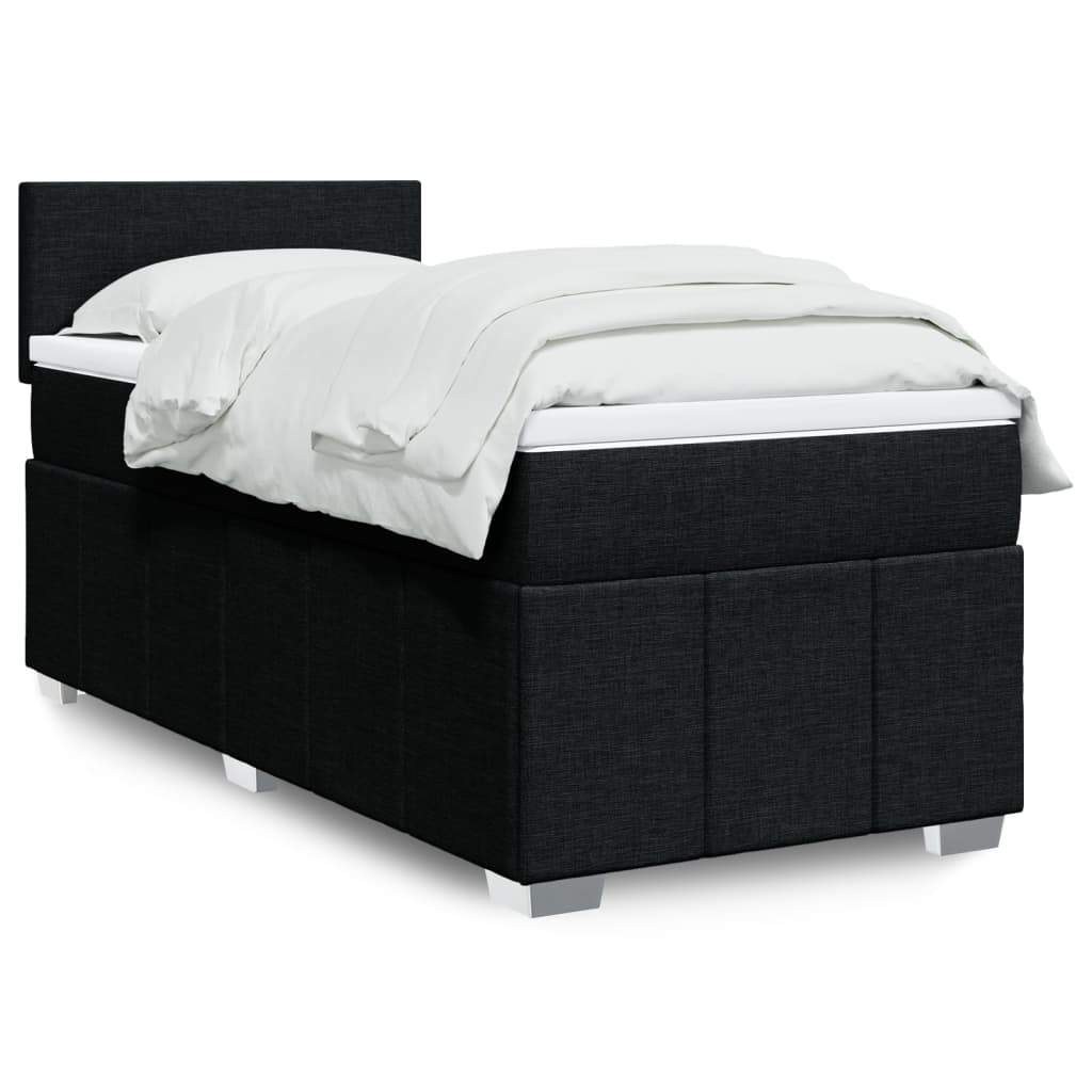 Lit Boxspring Avec Matelas Tissu