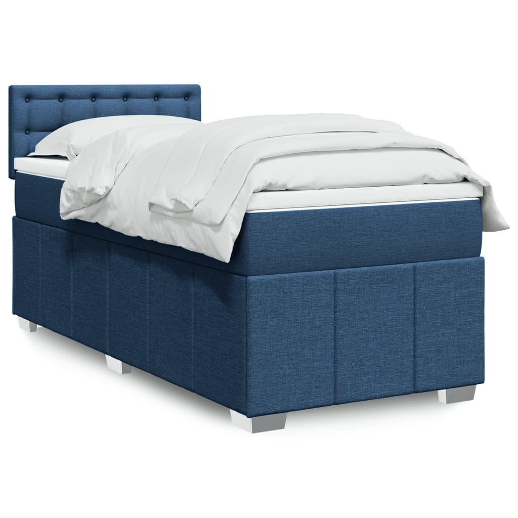 Lit Boxspring Avec Matelas Tissu