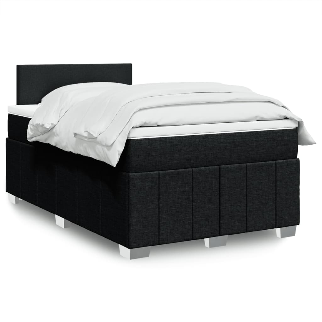 Lit Boxspring Avec Matelas Tissu
